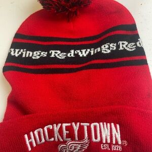 Red Detroit Red Wings Beanie